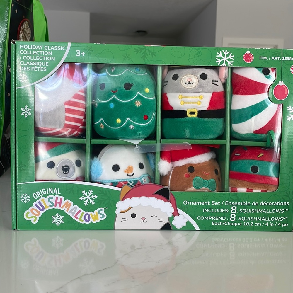 NWT Squishmallows 4” Holiday Classic Collection